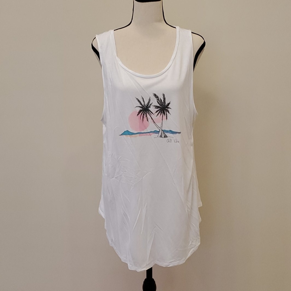 Old Navy Luxe Graphic Tank Top